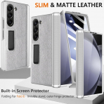 NINKI Samsung Galaxy Z Fold 7 Tam Korumal Klf-Silver