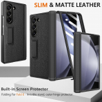NINKI Samsung Galaxy Z Fold 7 Tam Korumal Klf-Black