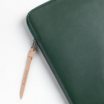 Comfyable Deri Laptop antas (13-14 in)-Midnight Green