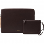 Comfyable Deri Laptop antas (13-14 in)-Chocolate 