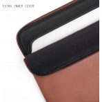Comfyable Deri Laptop antas (13-14 in)-Brown