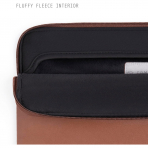 Comfyable Deri Laptop antas (13-14 in)-Brown