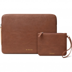 Comfyable Deri Laptop antas (13-14 in)-Brown