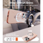 TORRAS iPhone 16 Pro Q3 Silikon Klf-Pink