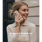 TORRAS iPhone 16 Pro Q3 Silikon Klf-Dune Beige