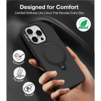 TORRAS iPhone 16 Pro Q3 Silikon Klf-Black 