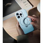 TORRAS iPhone 16 Pro Q3 Silikon Klf-Baby Blue