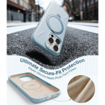 TORRAS iPhone 16 Pro Q3 Silikon Klf-Baby Blue