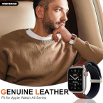 WestEagle Apple Watch 10 46mm Deri Kay-Brown
