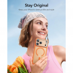 ESR Apple iPhone 17 Pro Max Standl Klf -Frosted Orange 