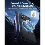 ESR Apple iPhone 17 Pro Max Hybrid Klf -Frosted Black 