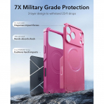 ESR Apple iPhone 17 Pro Max Cyber MagSafe Klf -Cyber Pink 