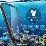 AlCase iPhone 17 Pro Max Su Geirmez MagSafe Klf -Black