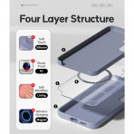 Goospery Samsung Galaxy S25 Plus Liquid Klf -Lavender Grey 