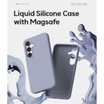 Goospery Samsung Galaxy S25 Plus Liquid Klf -Lavender Grey 