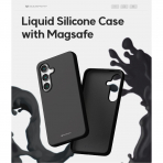 Goospery Samsung Galaxy S25 Plus Liquid Klf -Black