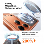 TORRAS iPhone 17 Pro Manyetik Klf-Clear