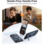 TORRAS iPhone 17 Pro Manyetik Klf-Black