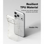 Rin gke Apple iPhone 17 Pro Max Air Klf-Glitter Clear
