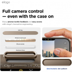 elago Apple iPhone 17 Pro Manyetik Deri Klf-Taupe