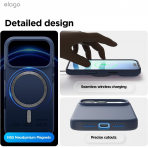 elago Apple iPhone 17 Pro Max Manyetik Klf-Jean Indigo