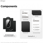 elago iPhone 17 Pro Max Kamera Lens Koruyucu(2 Adet)