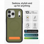 ZAGG Apple iPhone 17 Pro Sedona Snap Klf-Green Sea Kelp