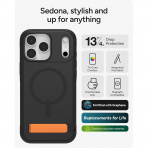 ZAGG Apple iPhone 17 Pro Sedona Snap Klf-Flood Black