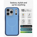 ZAGG Apple iPhone 17 Pro Max Sedona Snap Klf-Blue Royal Ember