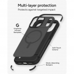 ZAGG Apple iPhone 17 Pro Max Sedona Snap Klf-Flood Black