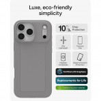 ZAGG Apple iPhone 17 Pro Luxe Snap Klf-Gray