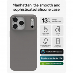 ZAGG Apple iPhone 17 Pro Manhattan Snap Klf-Gray Clay
