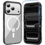 Temdan Apple iPhone 17 Pro Max effaf Klf -Black