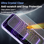 Temdan Apple iPhone 17 Pro Max effaf Klf -Purple