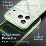 Temdan Apple iPhone 17 Pro Max effaf Klf -Green