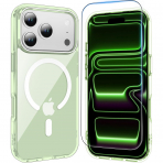 Temdan Apple iPhone 17 Pro Max effaf Klf -Green