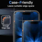 JETech iPhone 17 Pro Privacy Mat Ekran Koruyucu(2Adet)
