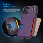 ENCASED Apple iPhone 17 Pro Max Cache Czdan Klf-Purple