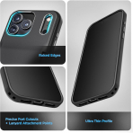 ENCASED Apple iPhone 17 Pro Max Cache Czdan Klf-Black