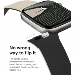 MOFT Apple Watch 11 42mm Silikon Kay-Wast Black