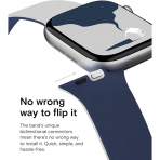 MOFT Apple Watch 11 42mm Silikon Kay-Wade Blue