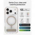 ZAGG Apple iPhone 17 Pro Max Santa Cruz Klf-Titanium