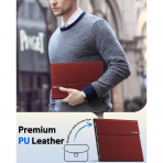 INFILAND Samsung Galaxy Tab S11 Ultra Standl Klf-Red