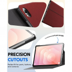 INFILAND Samsung Galaxy Tab S11 Ultra Standl Klf-Red