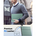 INFILAND Samsung Galaxy Tab S11 Ultra Standl Klf-Mint Green