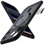 JETech Apple iPhone 17 Pro Max Manyetik Klf-Black