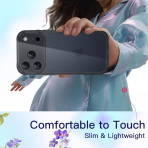 JETech Apple iPhone 17 Pro effaf Klf-Black