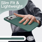 JETech Apple iPhone 17 Pro Max Silikon Klf -Midnight Green