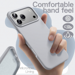 JETech Apple iPhone 17 Pro Max Silikon Klf -Grey