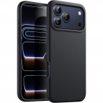 JETech Apple iPhone 17 Pro Max Silikon Klf -Black